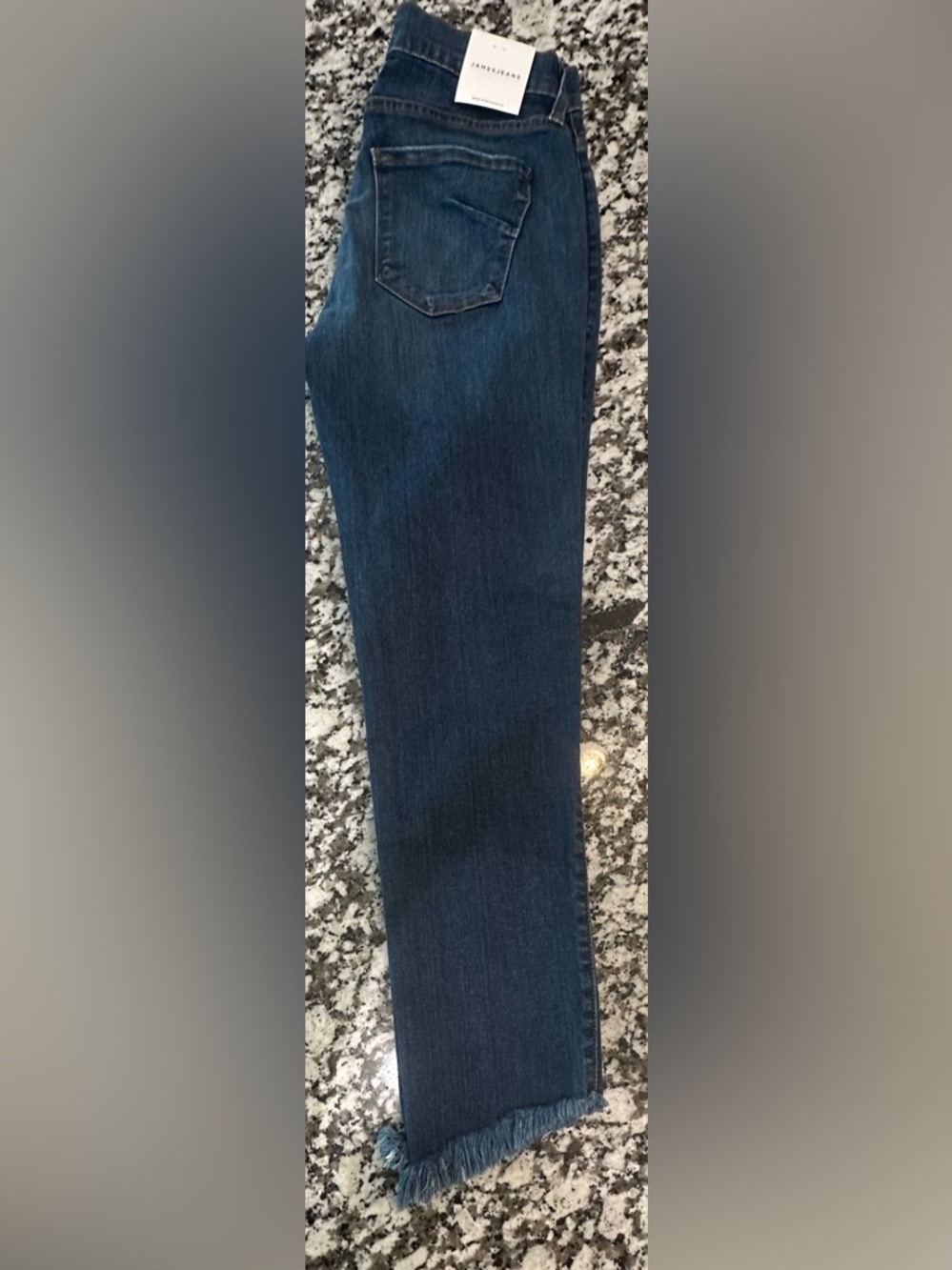 James Jeans Twiggy Drifter Cropped Frayed-Hem Skinny Jeans Sz29 NWT - Picture 3 of 10